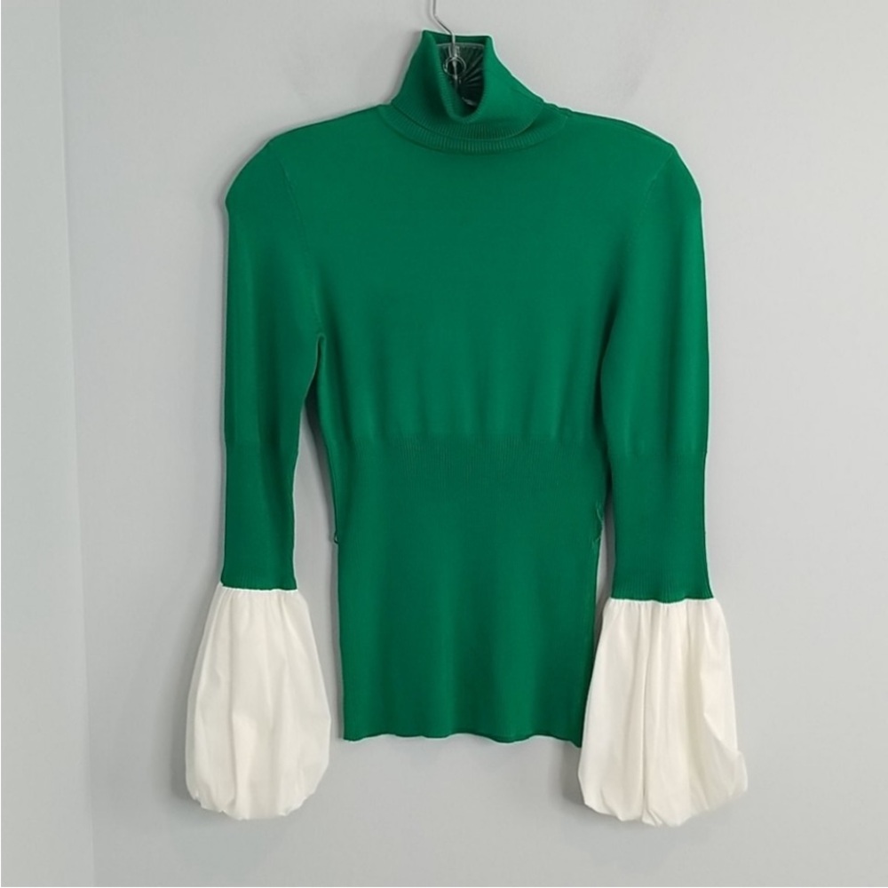 Bebe Green Knit Top